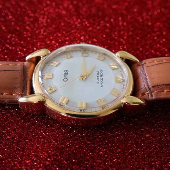 Vintage Oris AM044 Swiss-made, professionally refurbished: 17‑Jewel Manual Wind - Picture 4 of 7